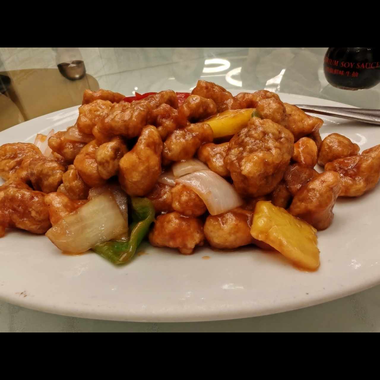 Costilla de puerco agridulce