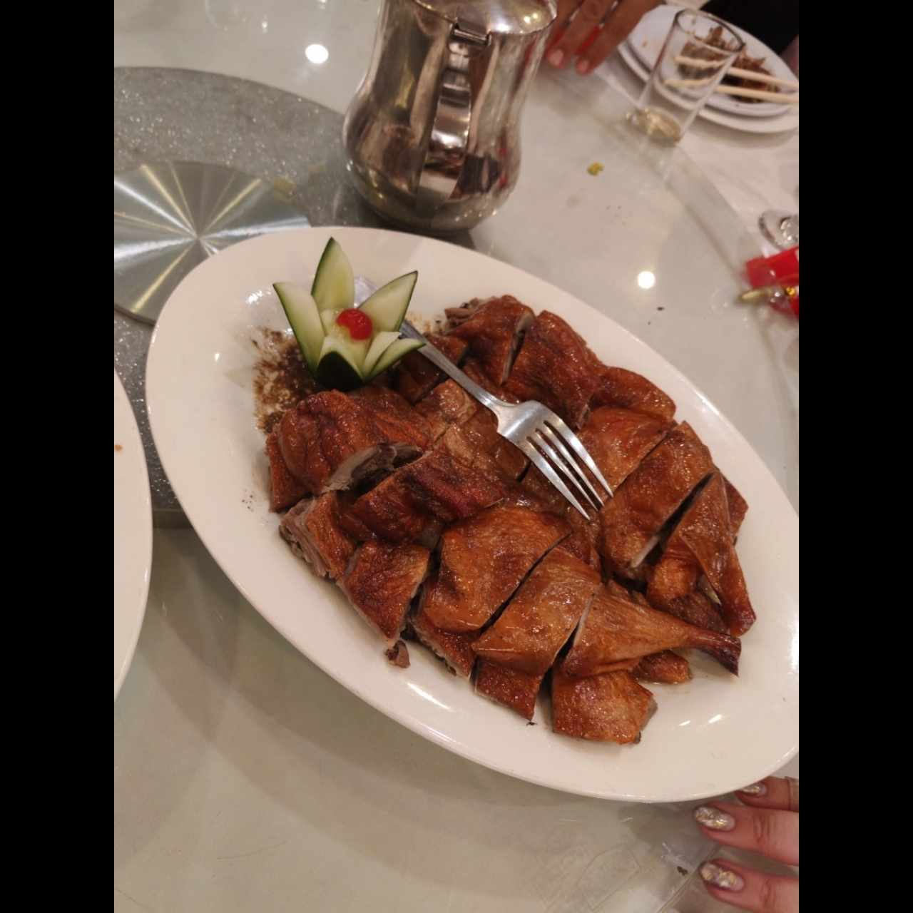 Pato asado
