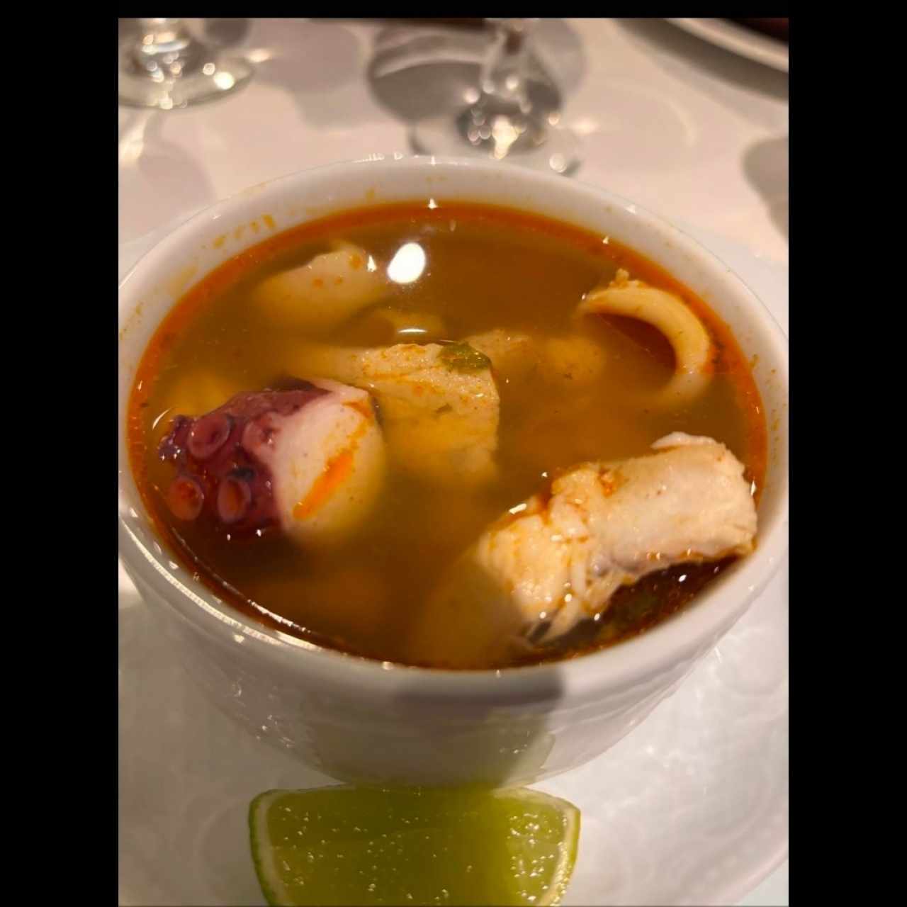 Aperitivos - Sopa de Mariscos