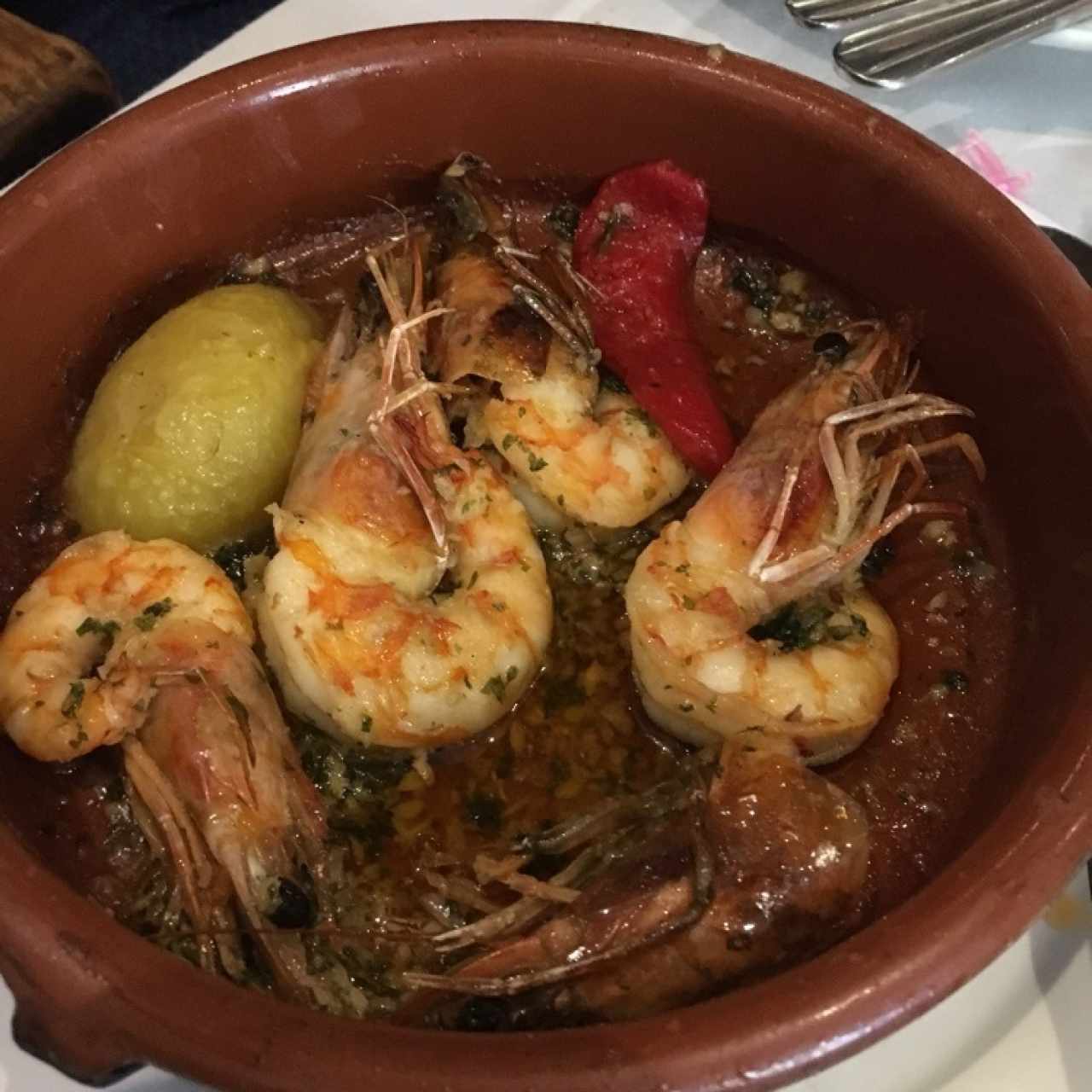 Langostinos al Ajillo