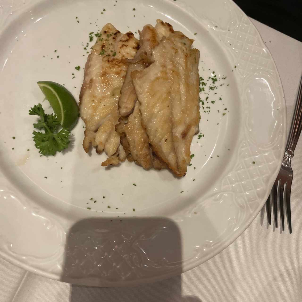 Pargo a la plancha 