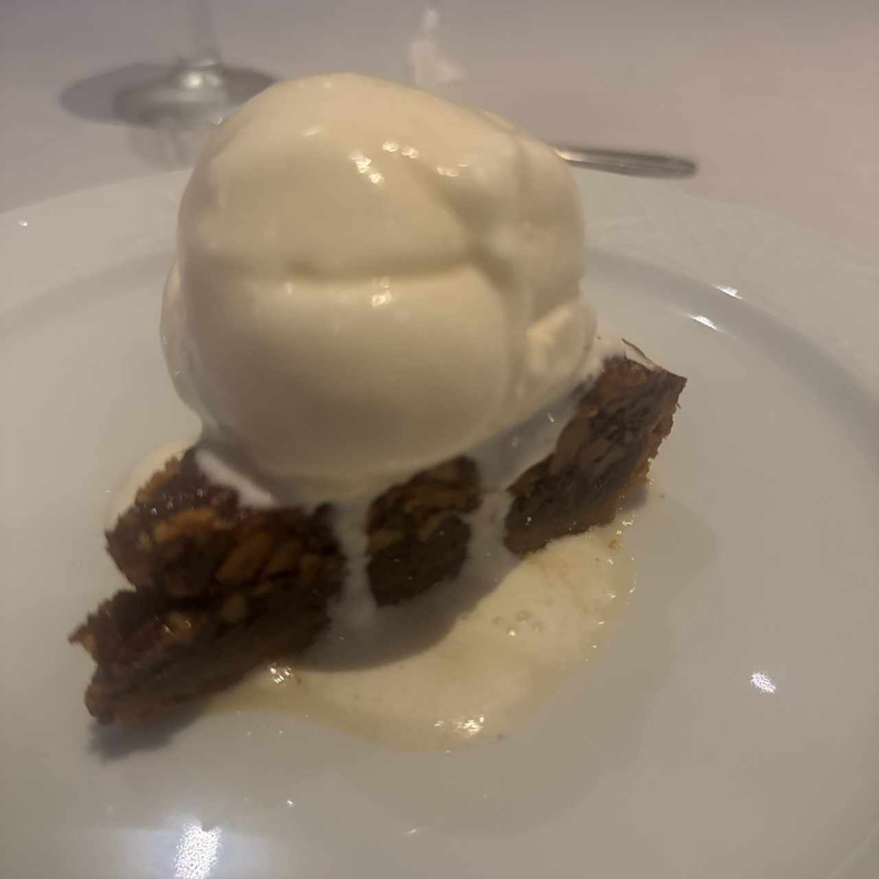 Pecan Pie con Helado 