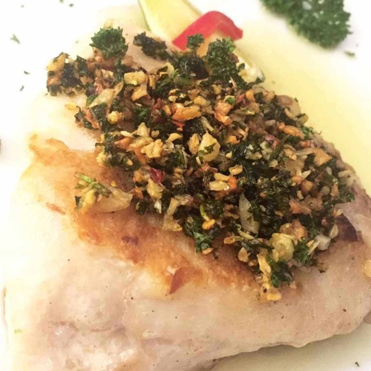 corvina al ajillo