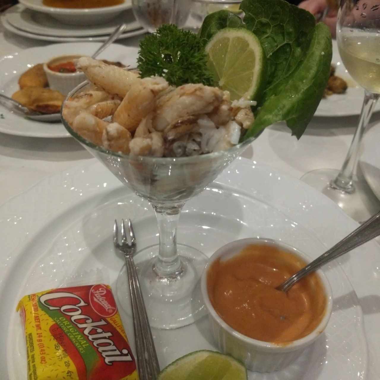 cóctel de centollo en salsa rose