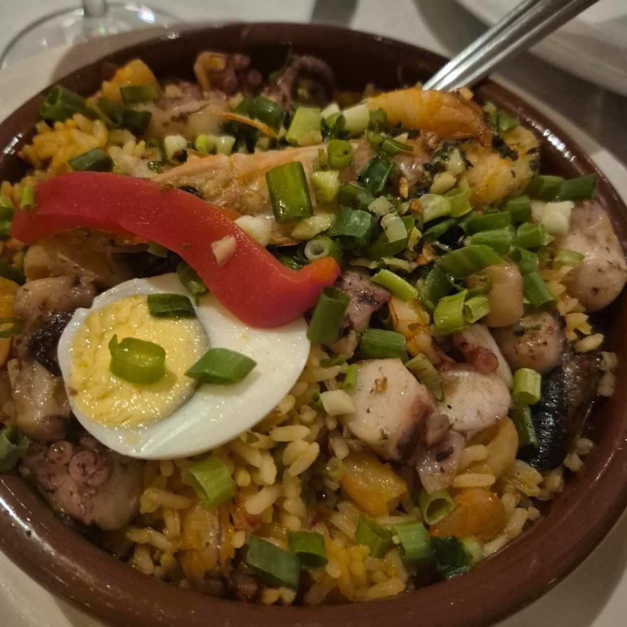 Platos Fuertes - Paella de Mariscos