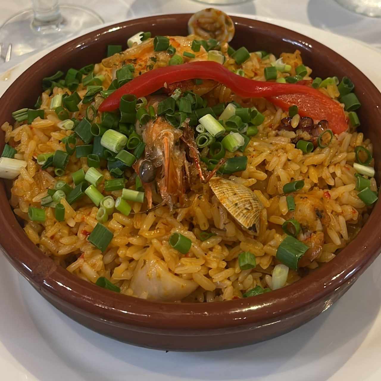 Platos Fuertes - Paella de Mariscos