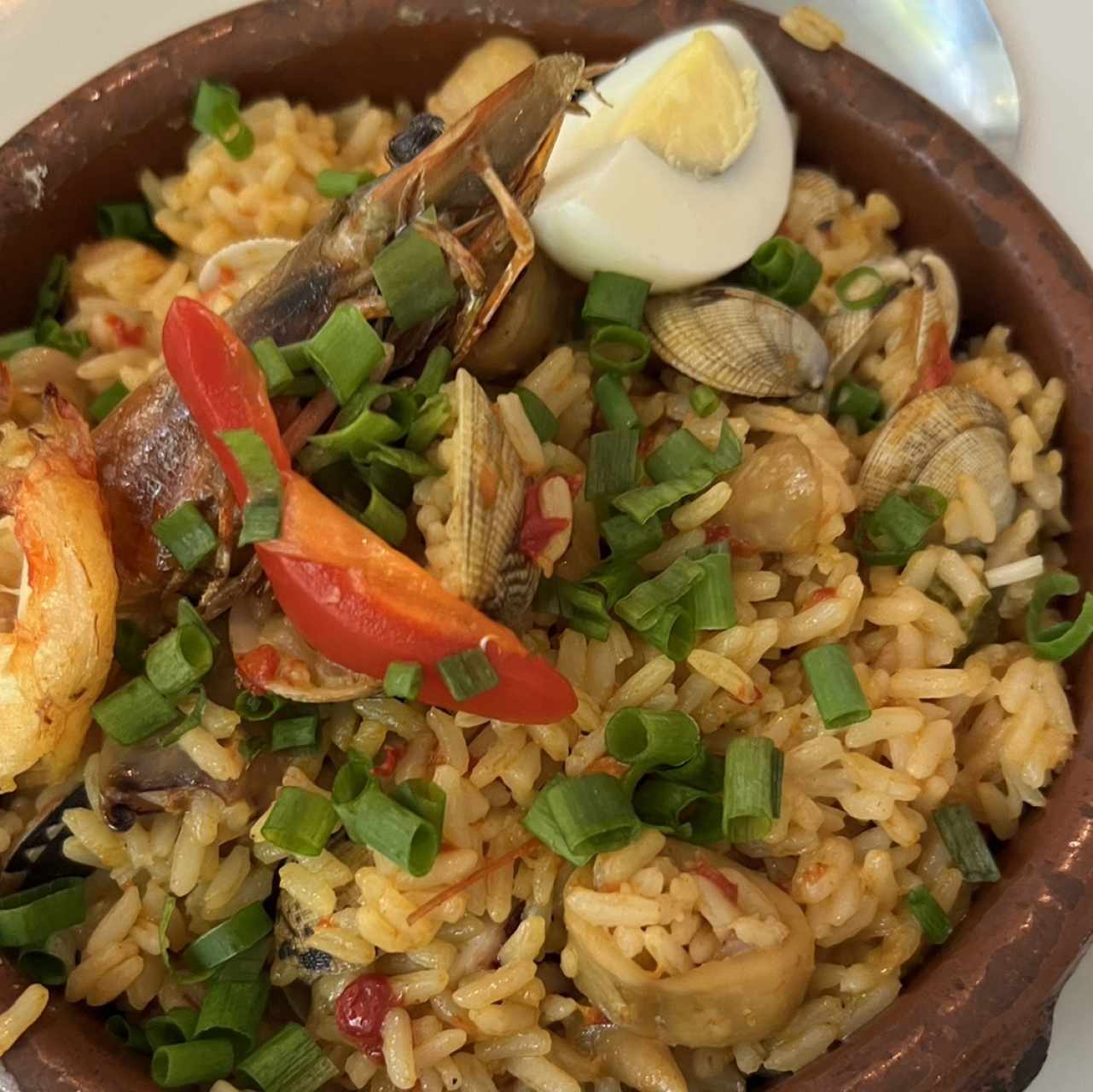 Platos Fuertes - Paella de Mariscos