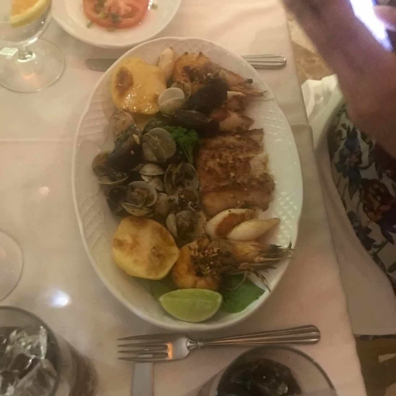 partilla de mariscos