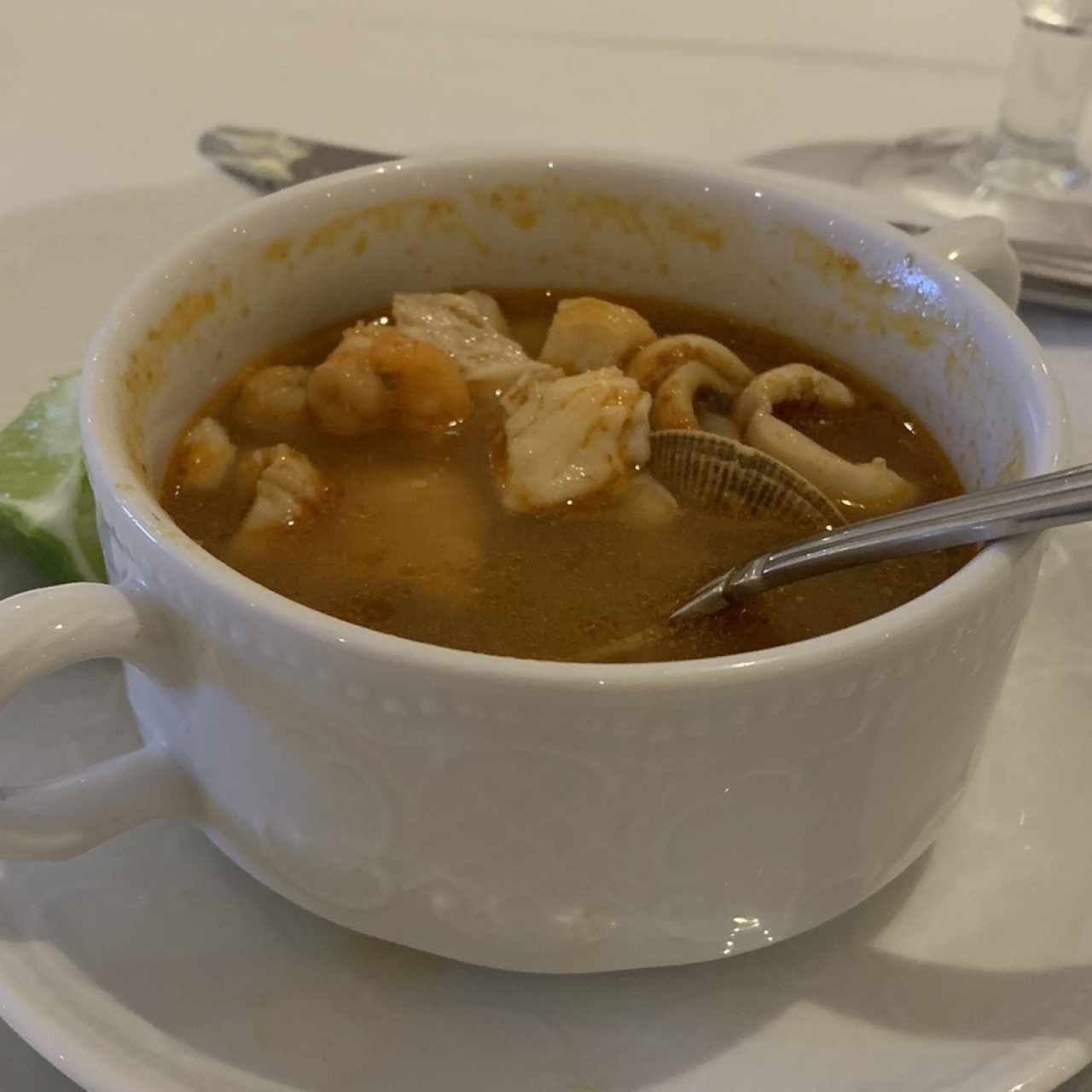 Consomé de Mariscos al Tio Pepe