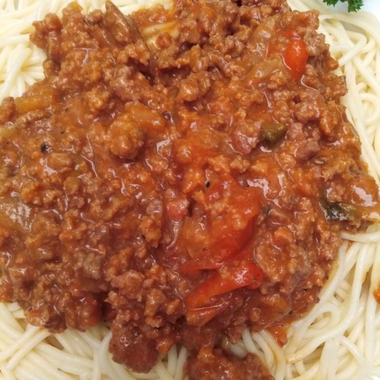 Spaguettis a la bolognesa