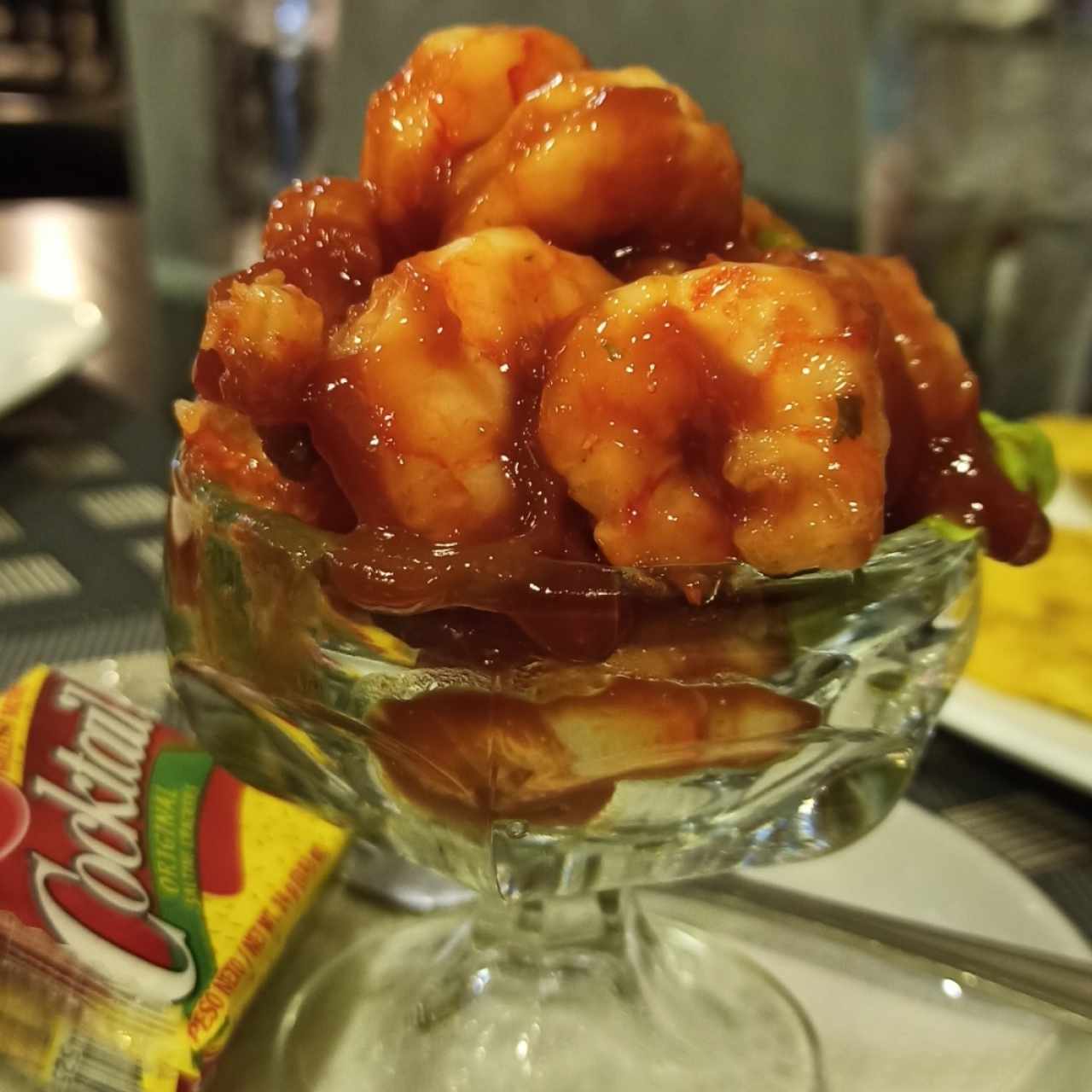cóctel de camarones