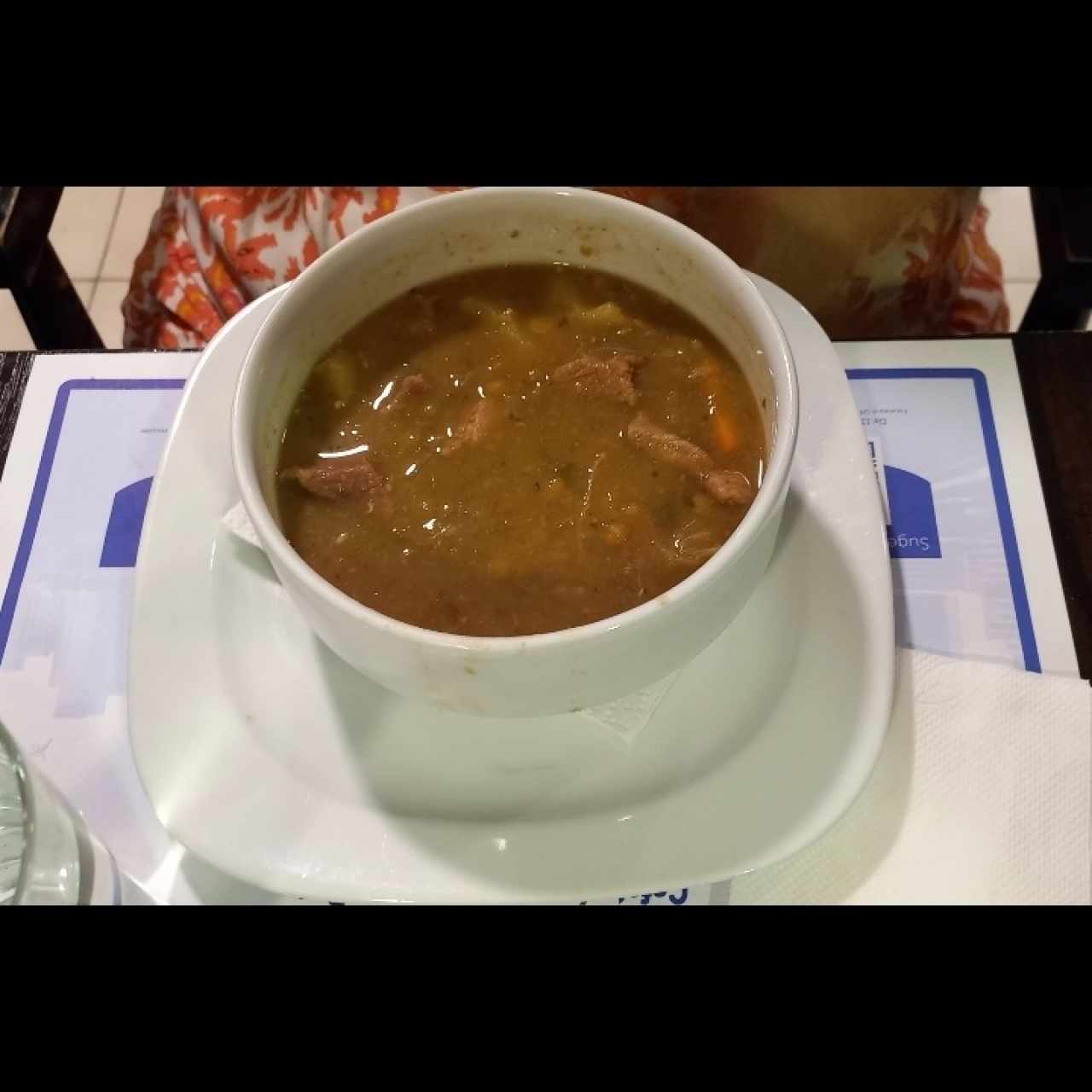 Sopa de Lenteja con Carne