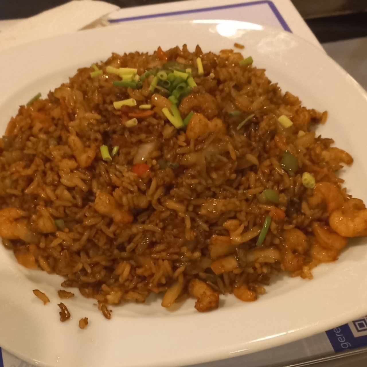 Arroz Frito con Camarones