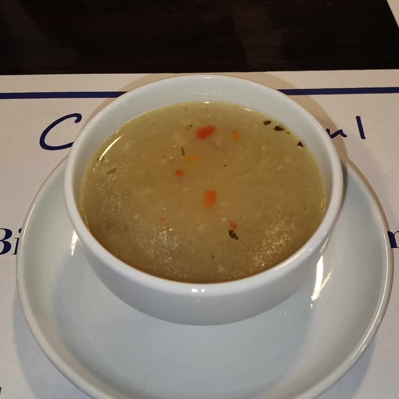 Consome de Vegetales