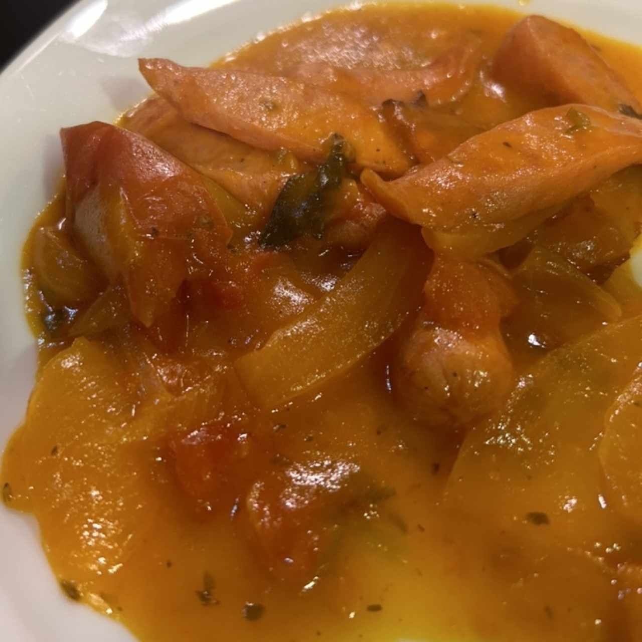 Salchichas guisadas