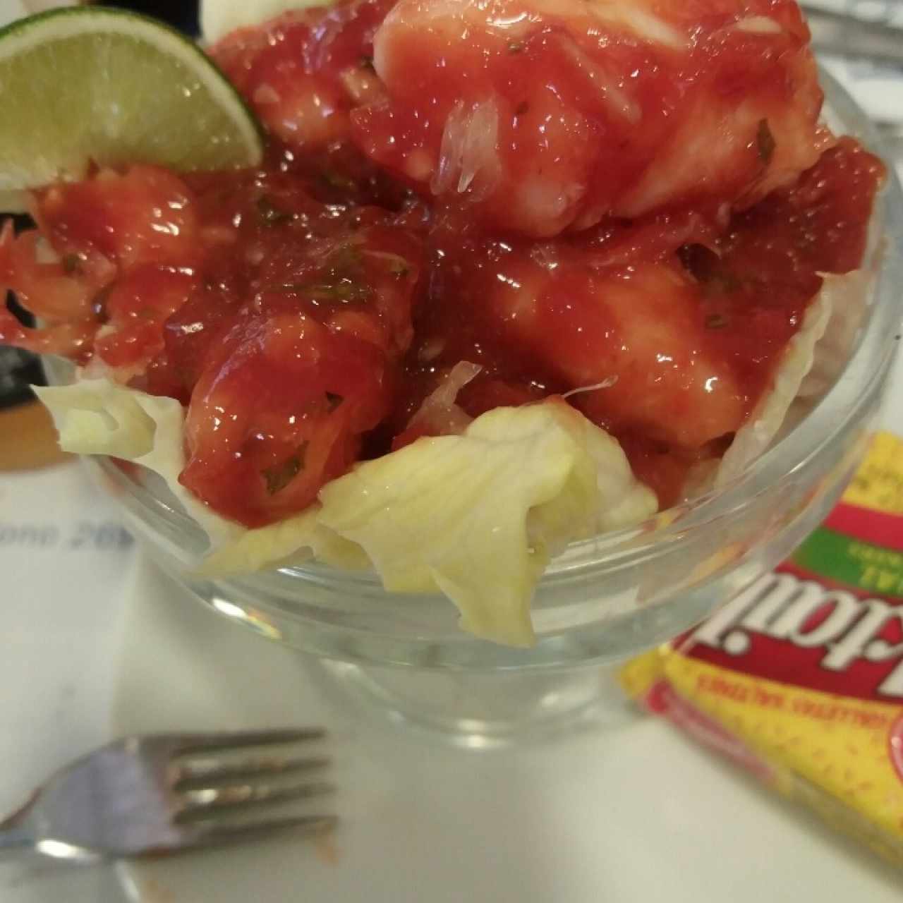 cocktail de langostinos