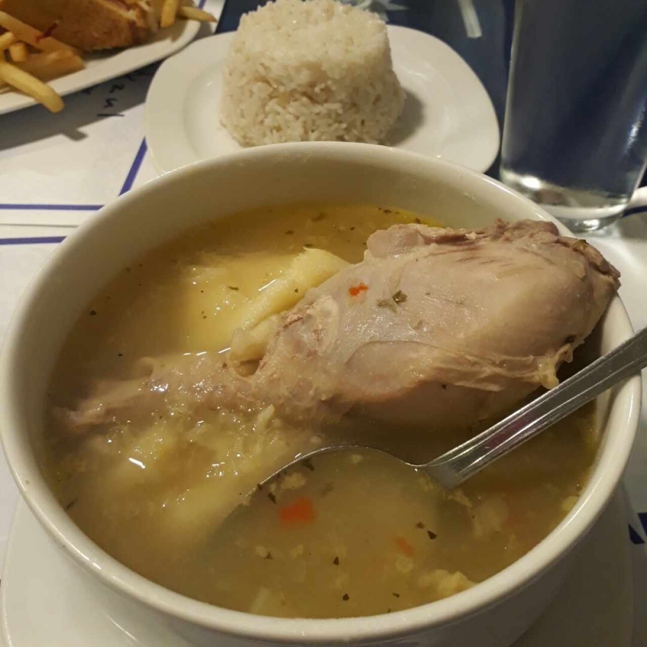 Sancocho con arroz