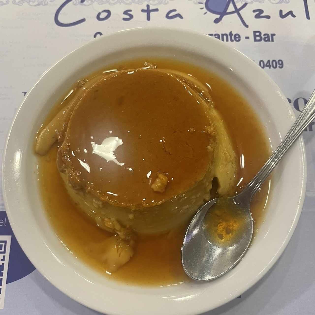 Flan de la casa