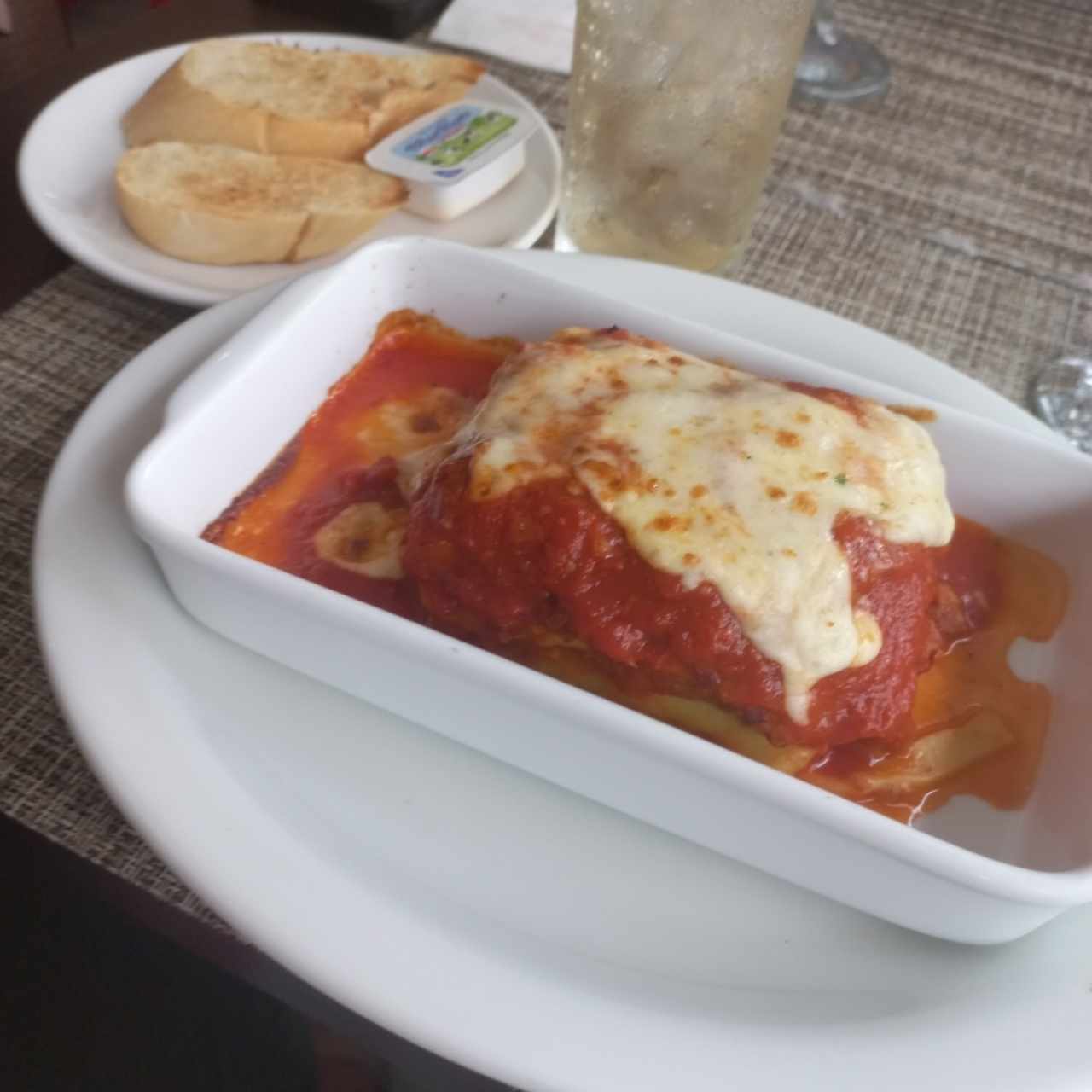 Lasagna alla rino gratinada