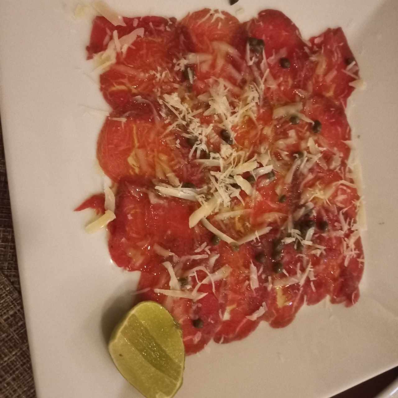 Entradas Frias - Carpaccio Di Manso