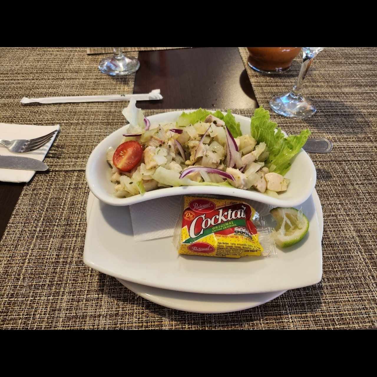 Entradas Frias - Ceviche de Corvina