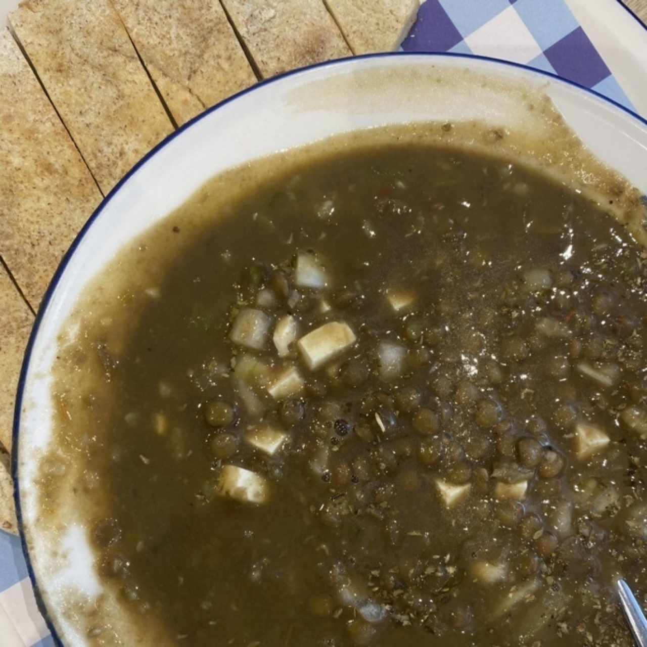 Entradas - Sopa de lentejas