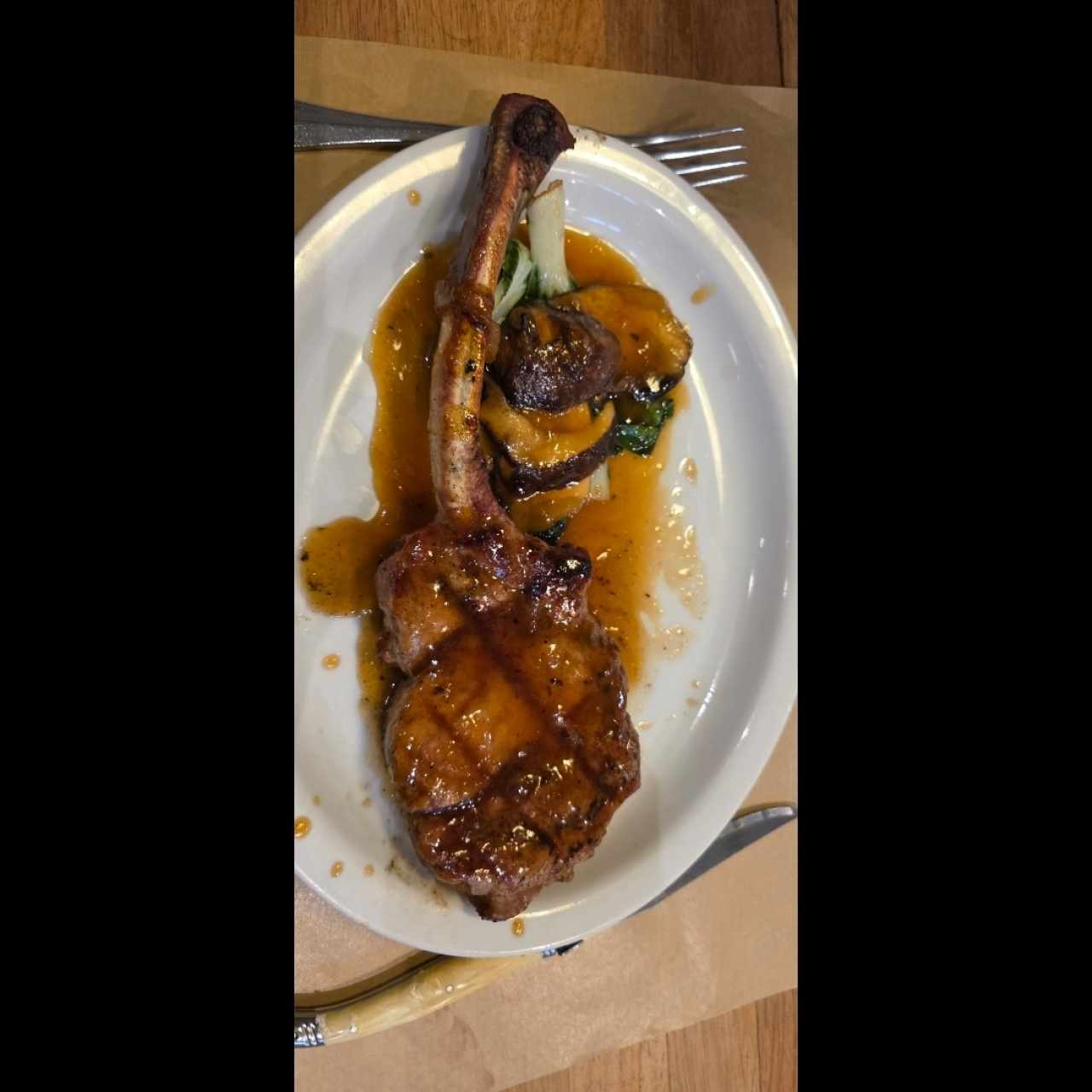 chuleton de cerdo