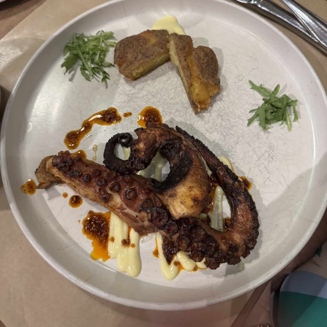 Pulpo a las brasas