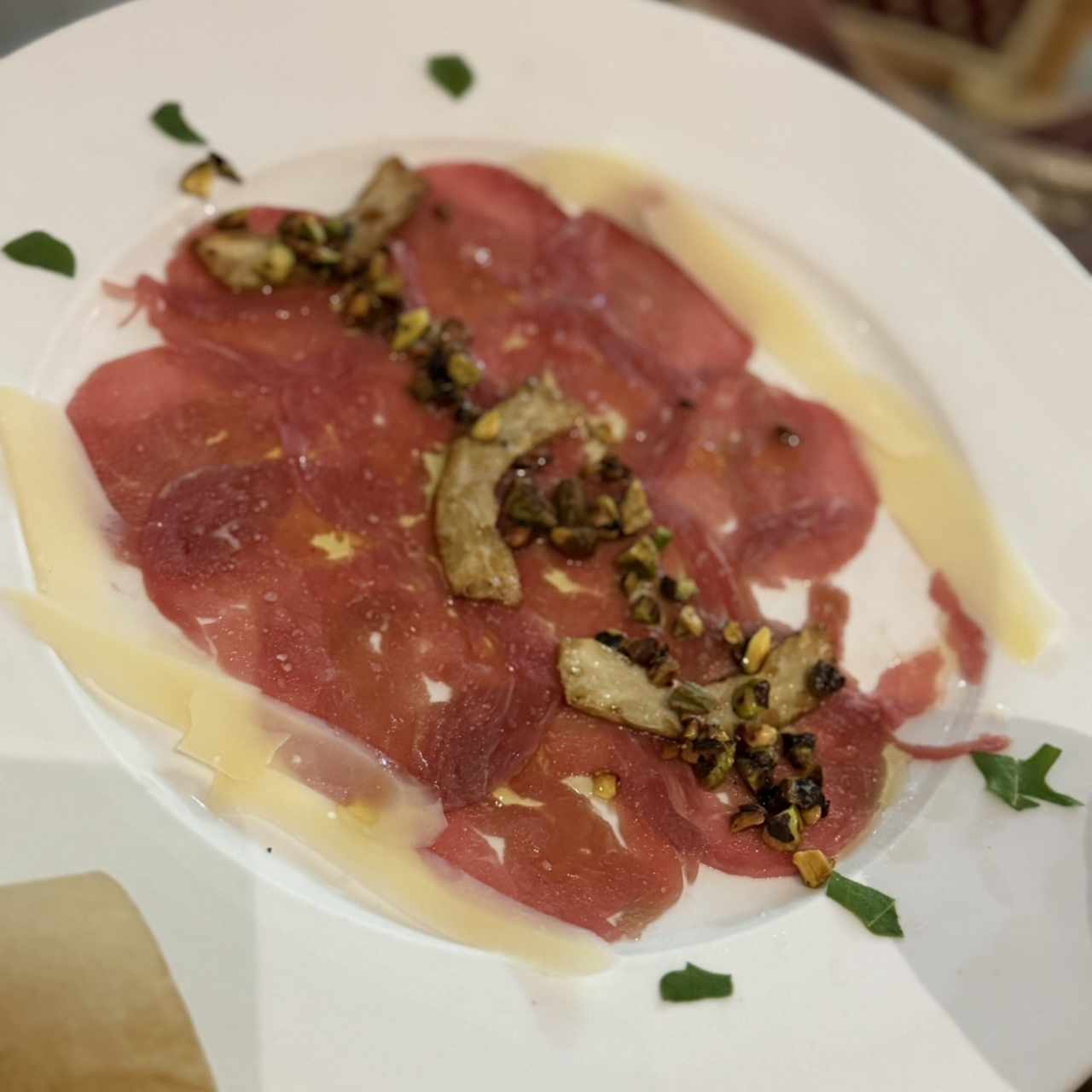 Carpaccio Caliente de Res