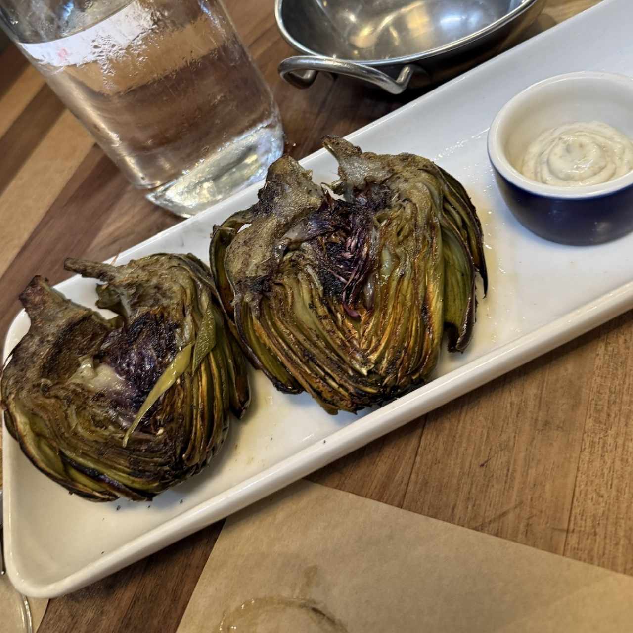 Starters - Grilled Alcachofas