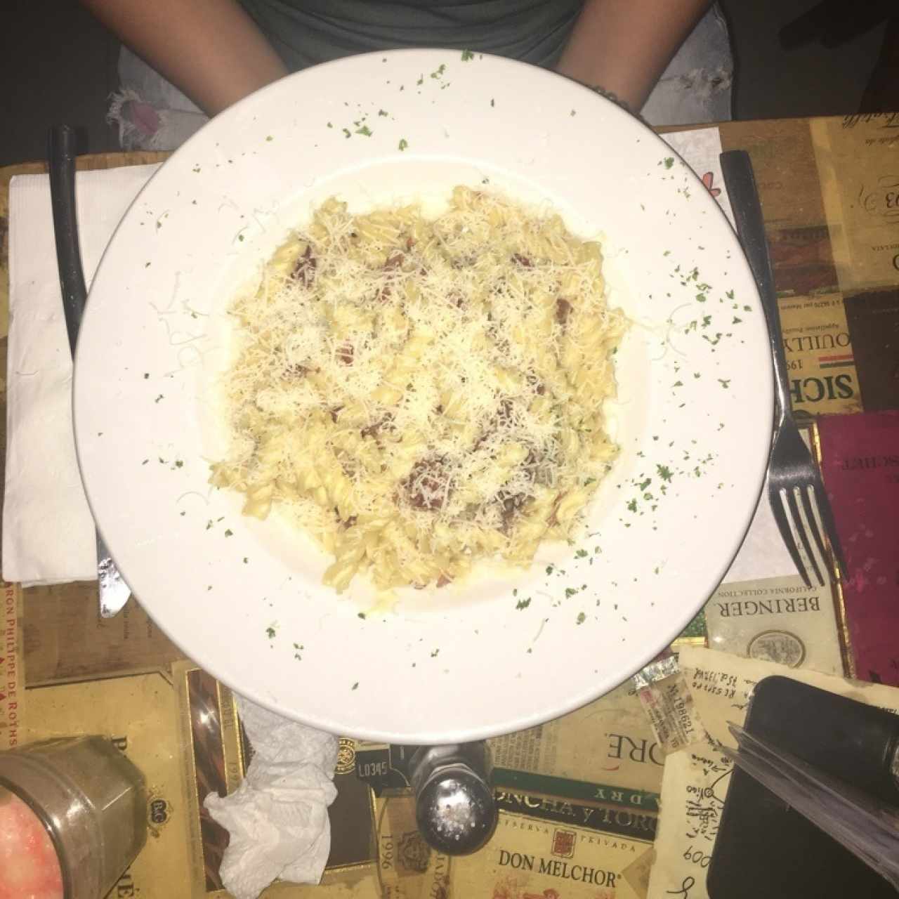 pasta a la carbonara