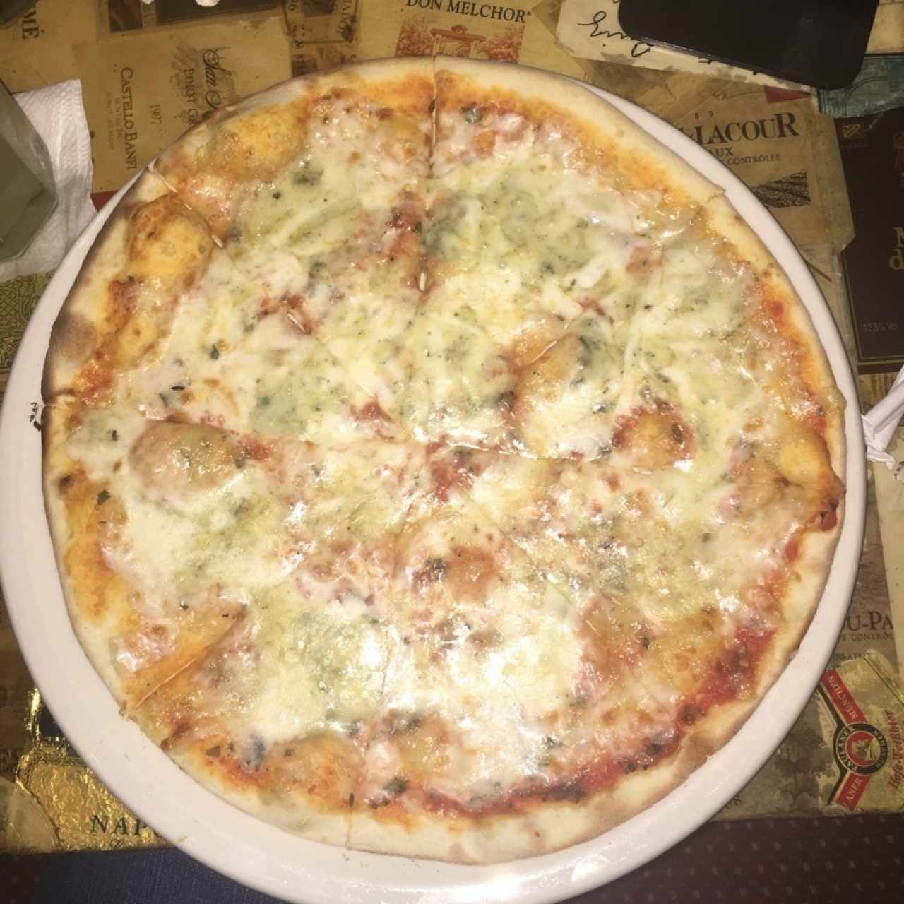 pizza 4 quesos