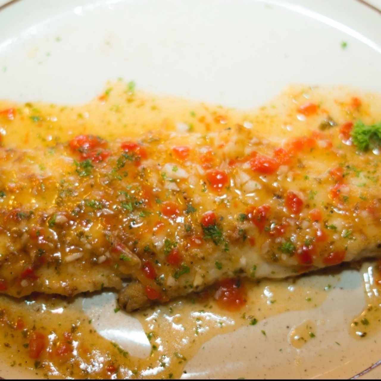 corvina al ajillo 