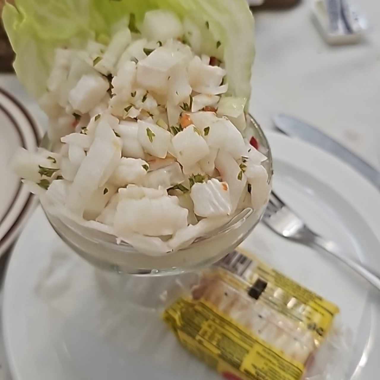 ENTRADAS / APPETIZERS - CEVICHE DE CORVINA