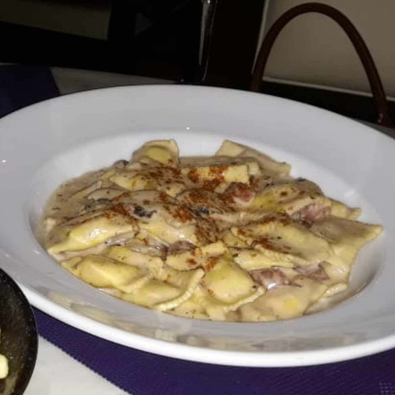 Raviolis Rellenos de Hongos