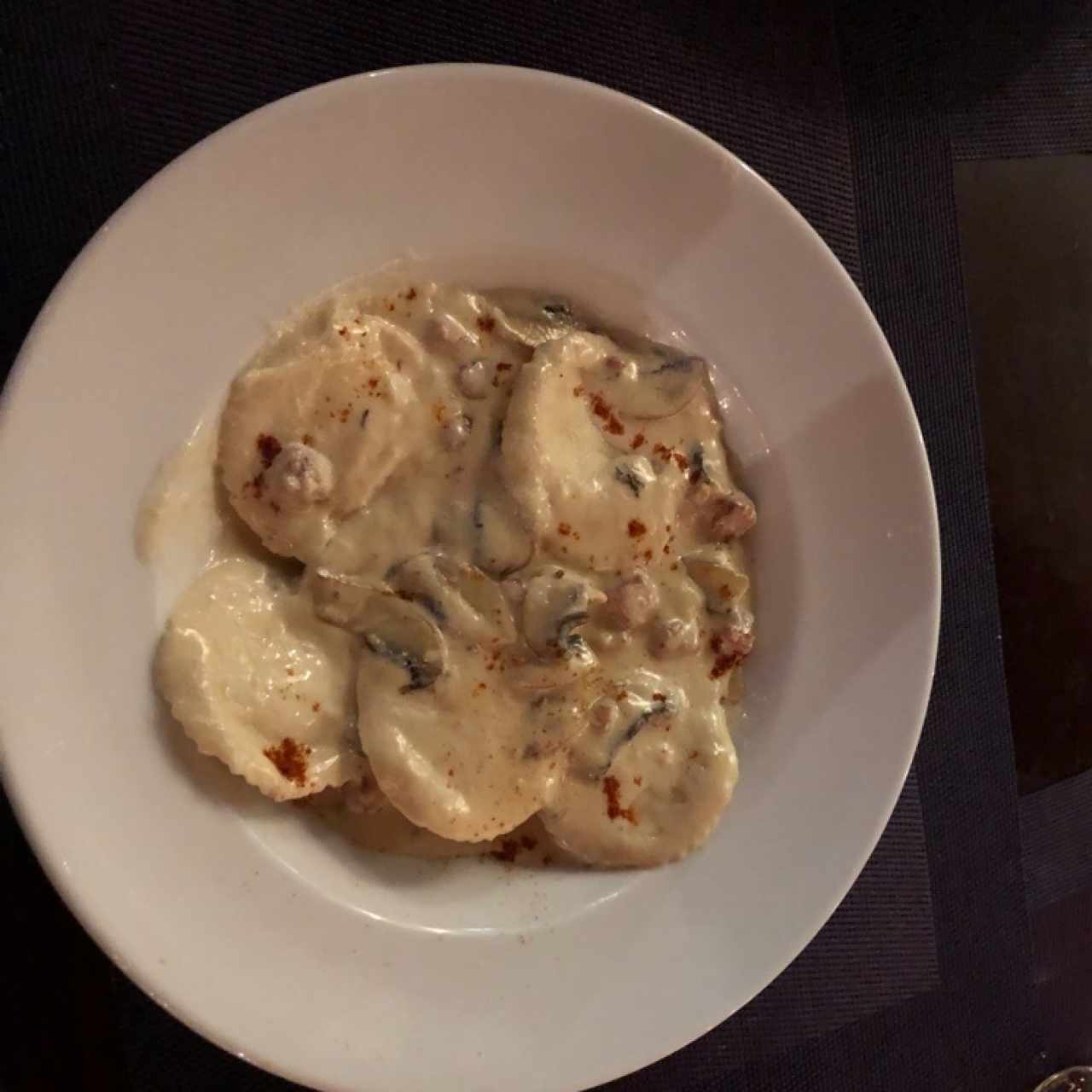 Raviolis Rellenos de Hongos