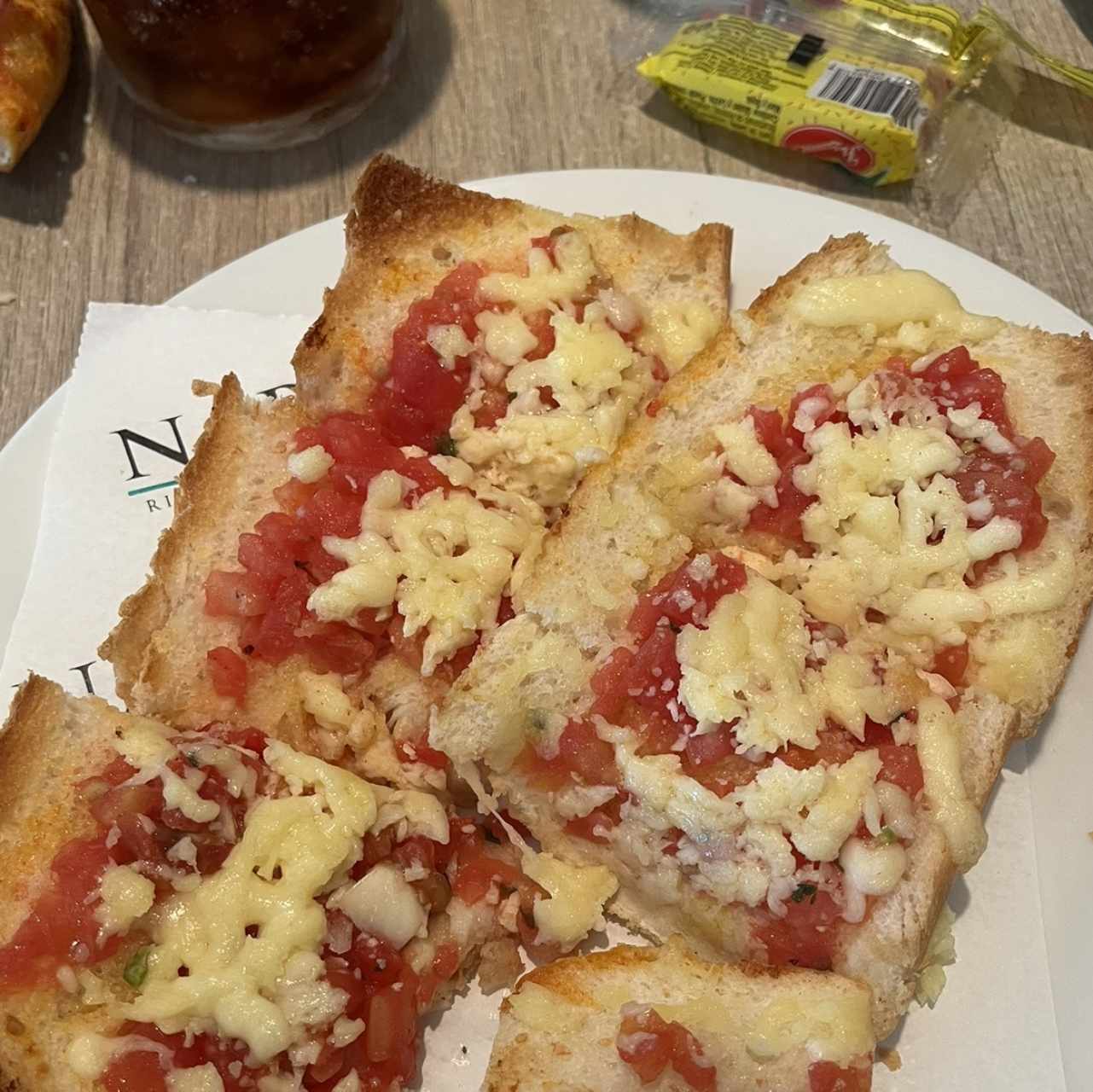 Entradas - Pan Tomate Mozzarella