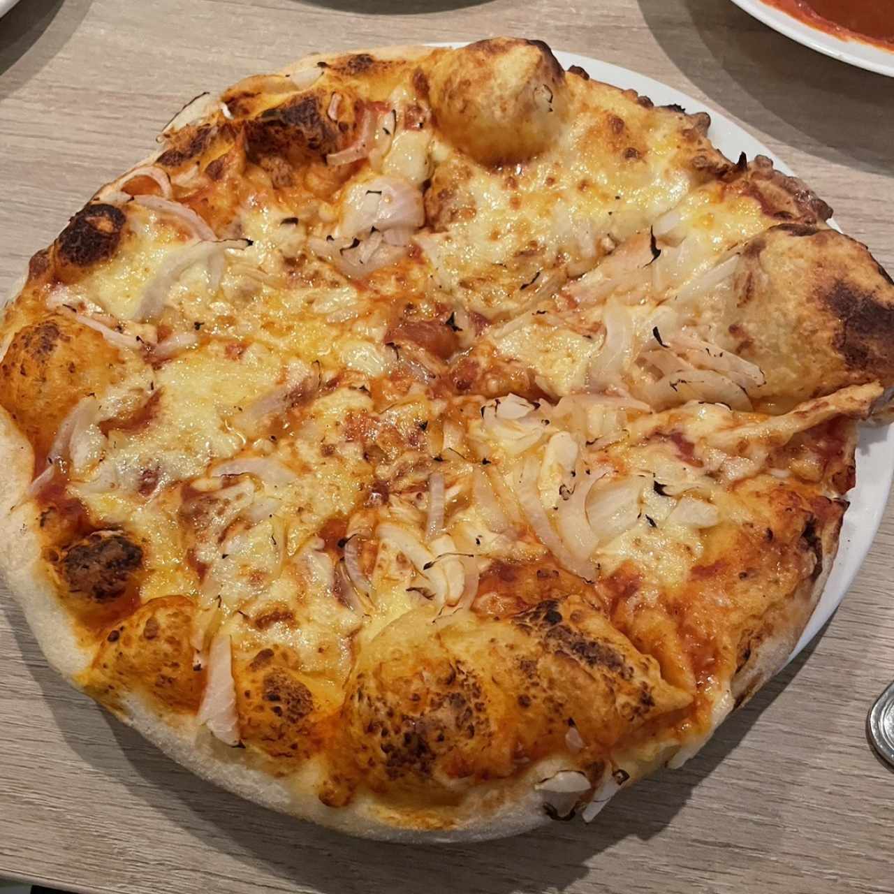 Pizza de cebolla