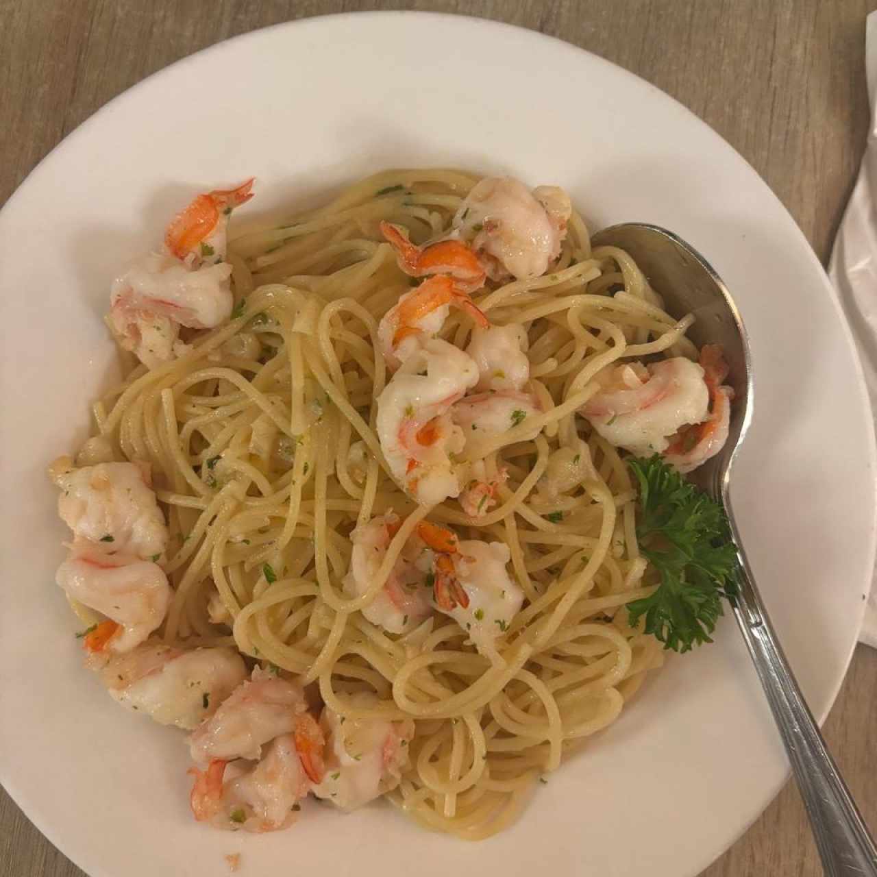 Spaghetti con Langostinos