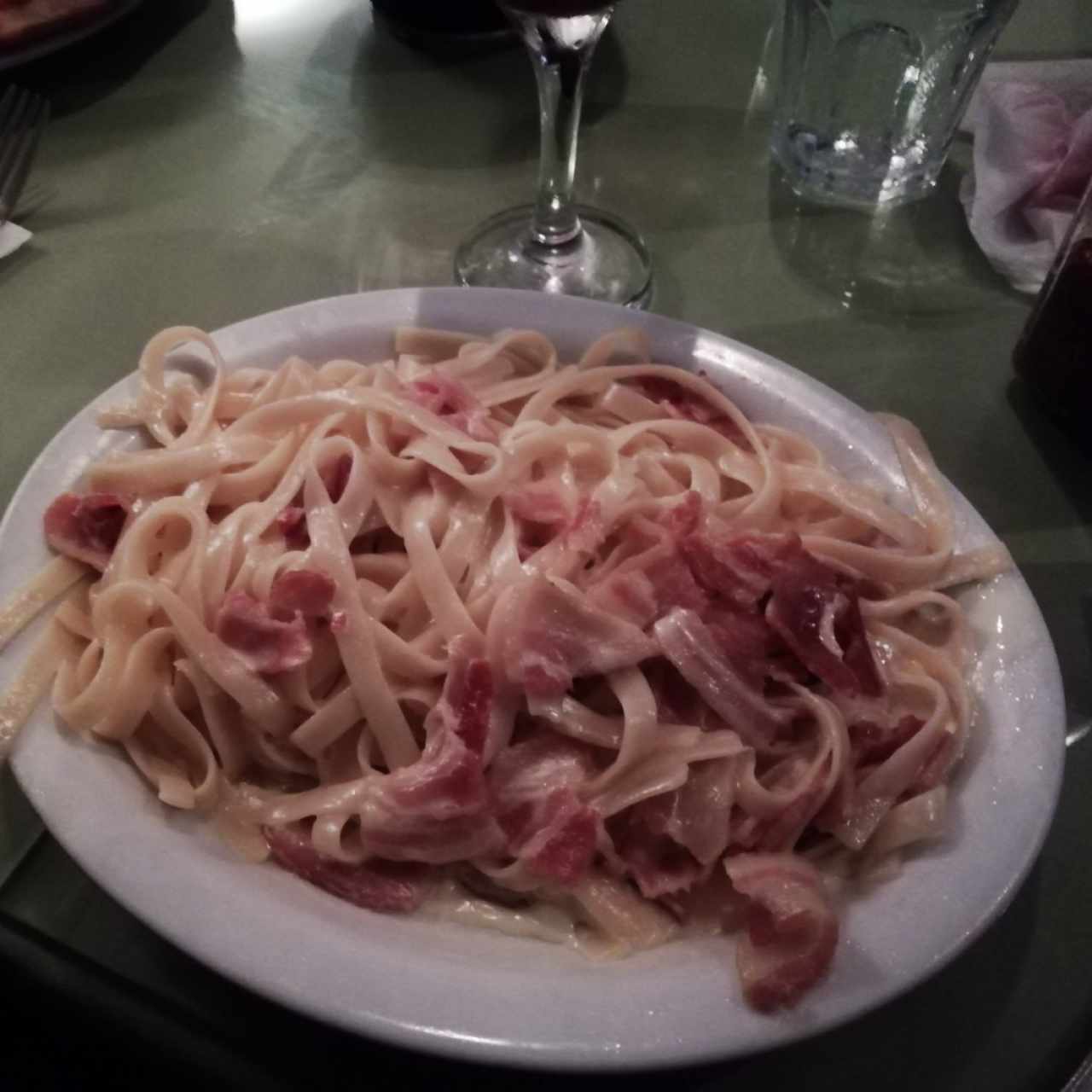 Fettuccine a la Carbonara