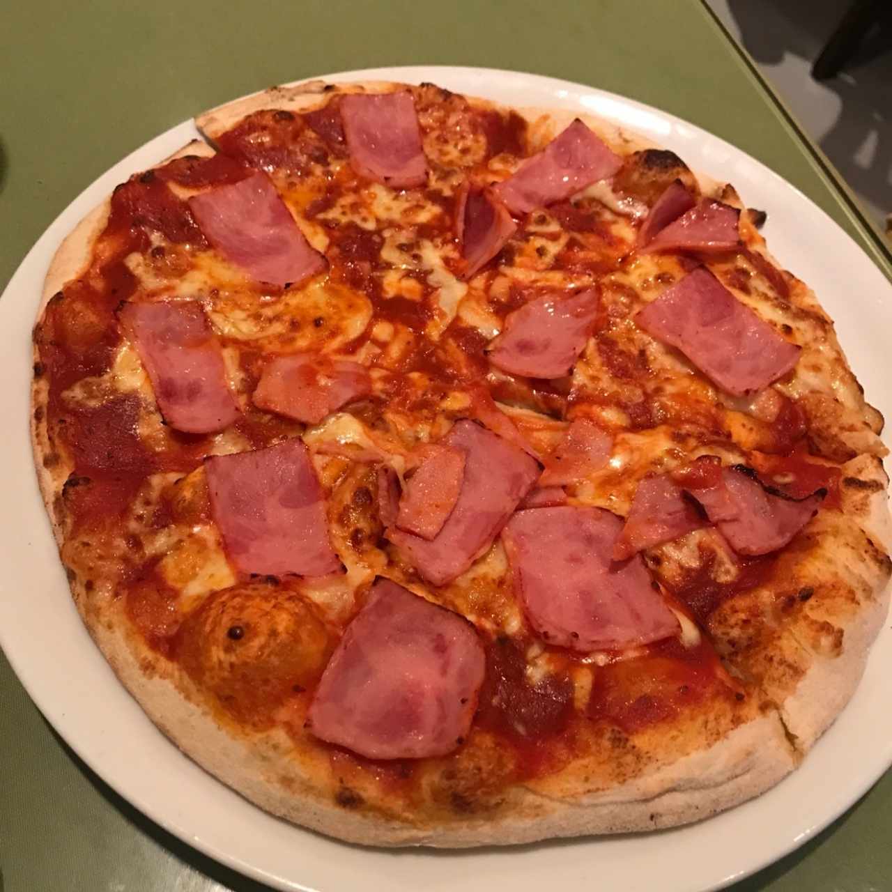 pizza de jamon