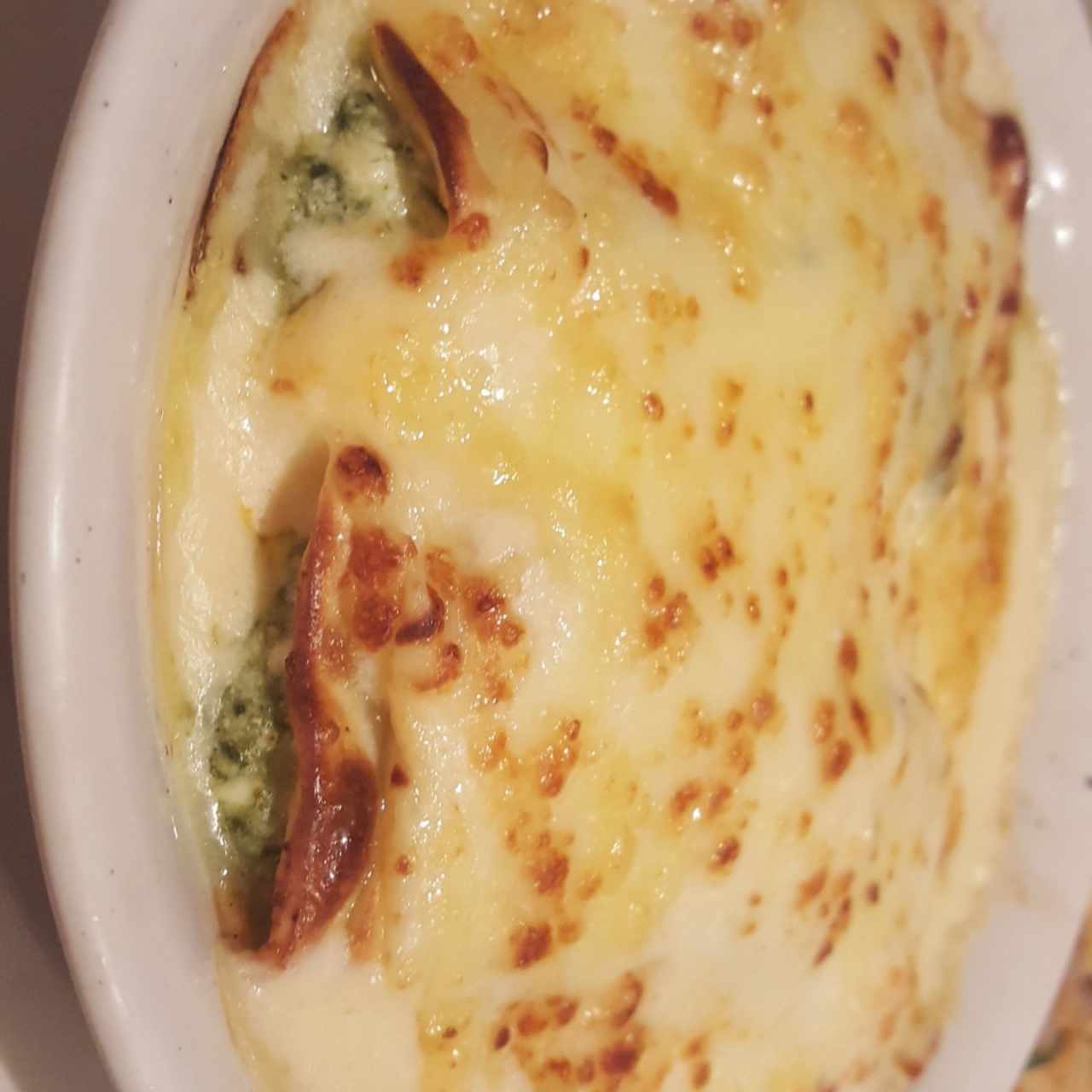 Spinach Caneloni