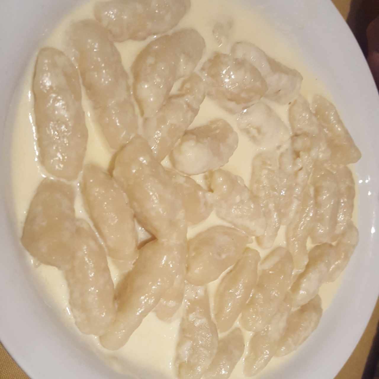 White sauce Gnocchi