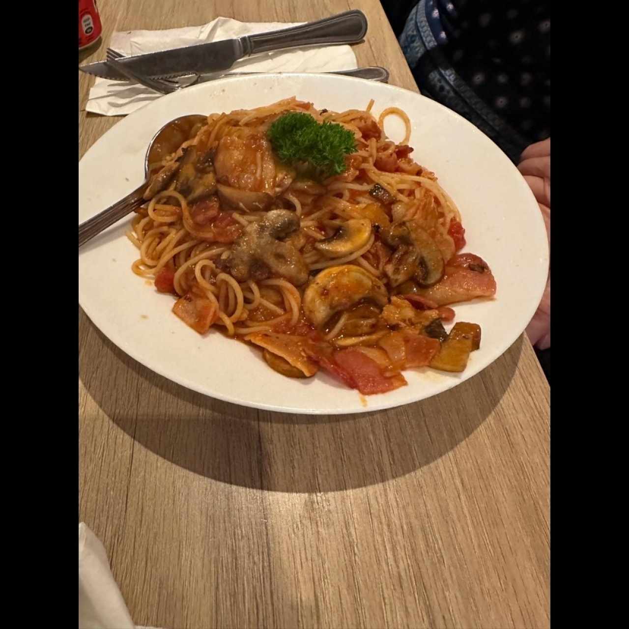 spaguetty amatriciana 