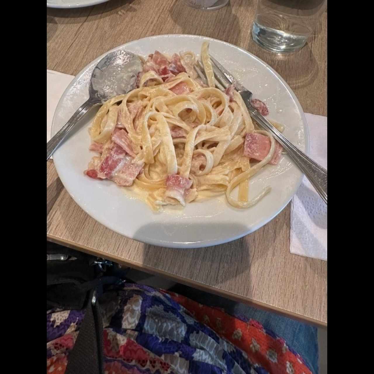 Pastas Especialidades - Fettucine Carbonara
