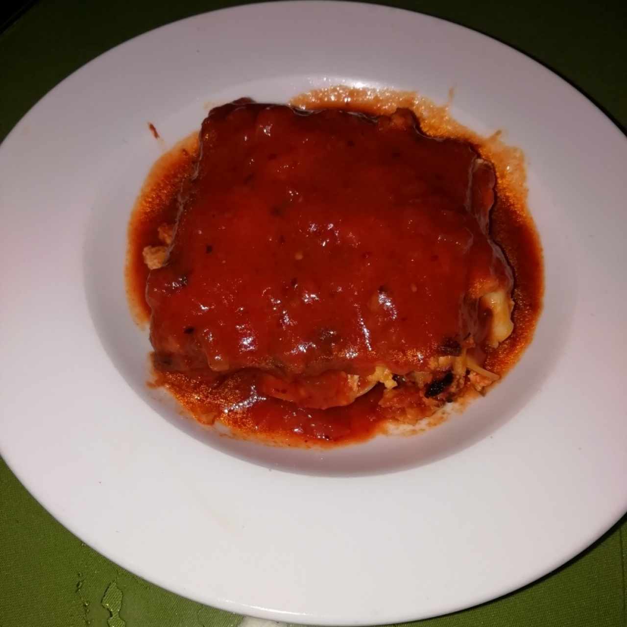 lasagña de pollo