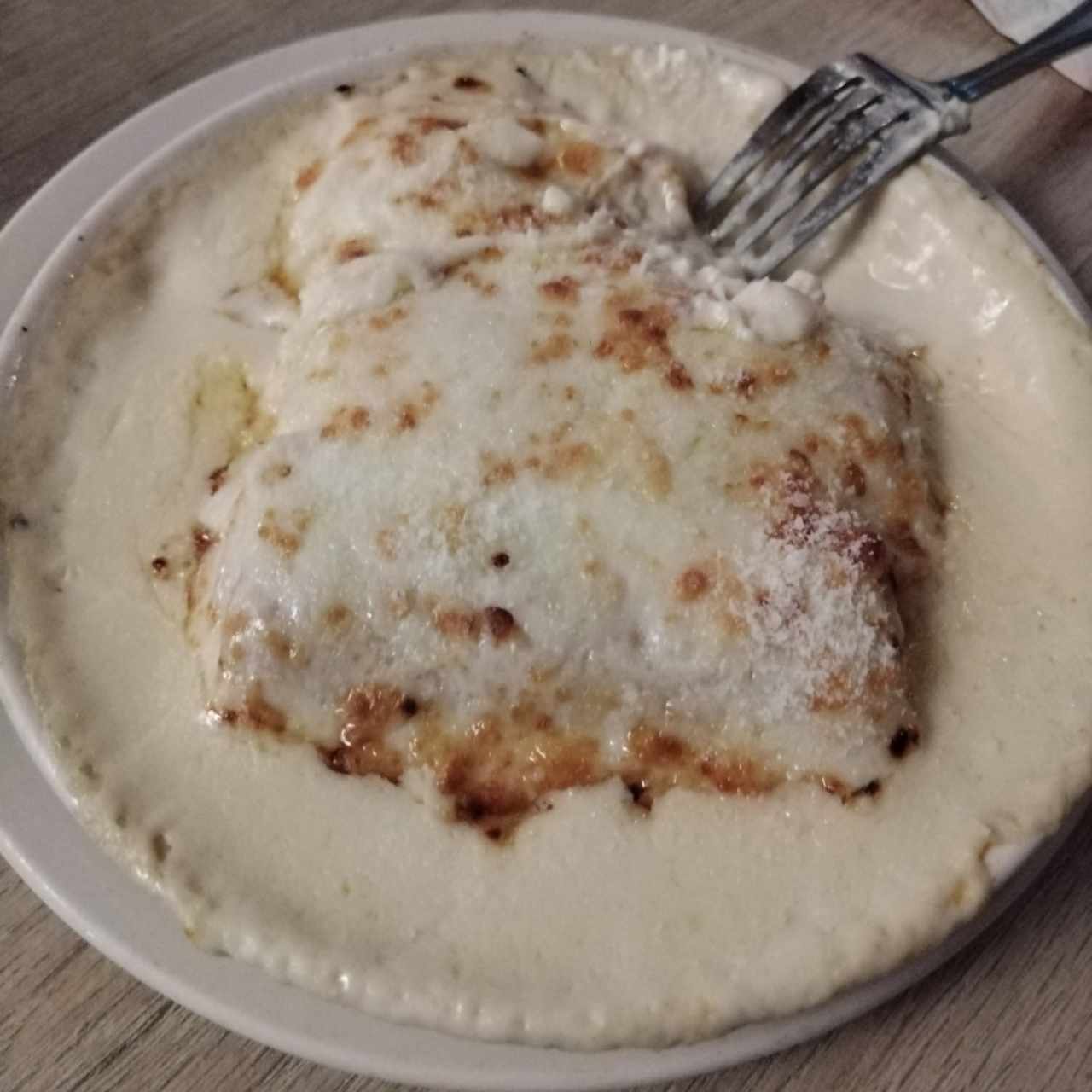 Canelones gratinados