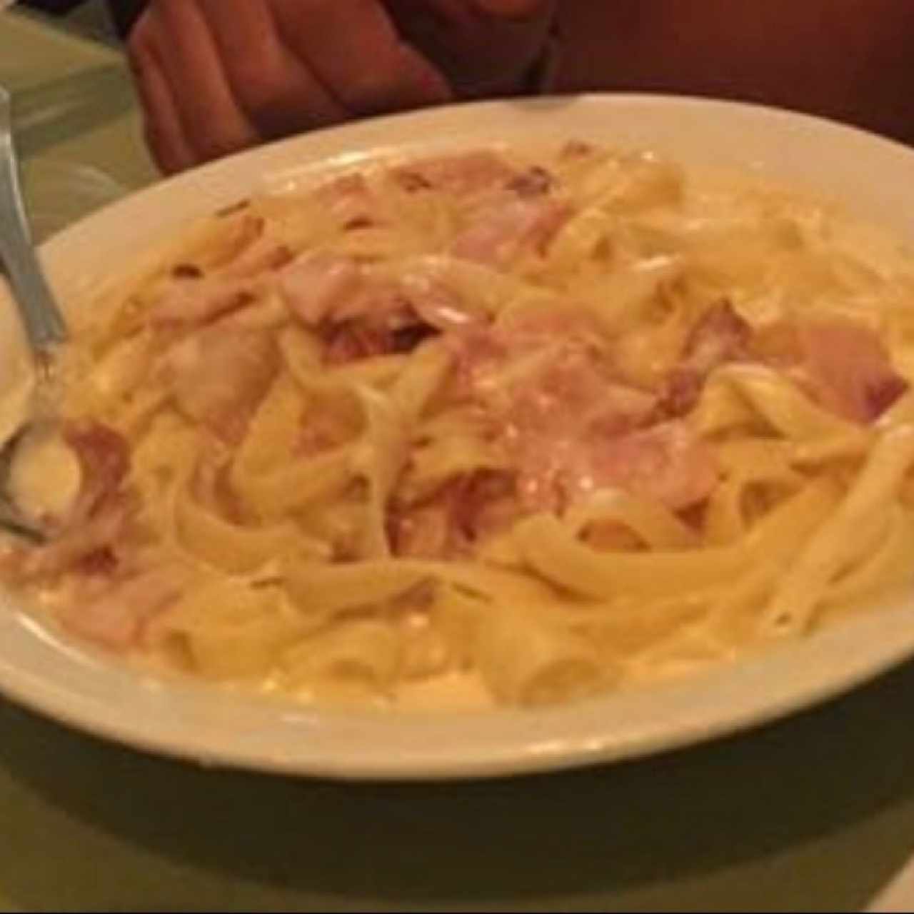 fettucine en salsa alfredo