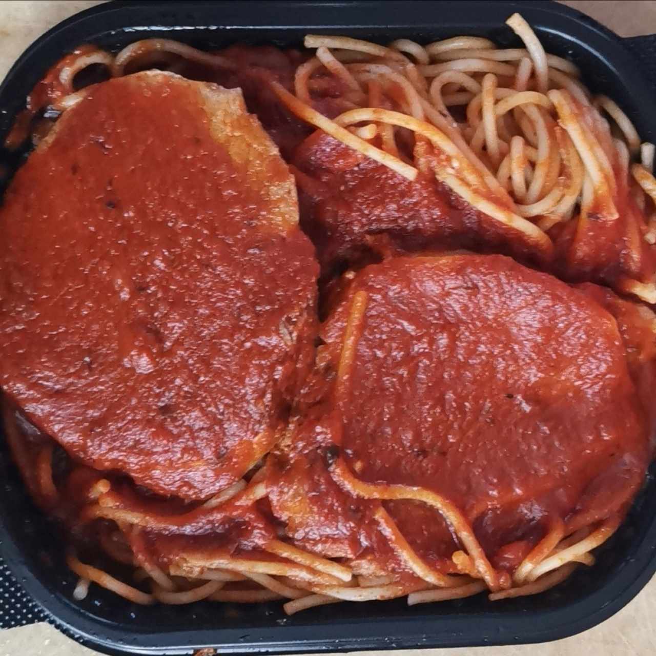Spaguetti con lomo