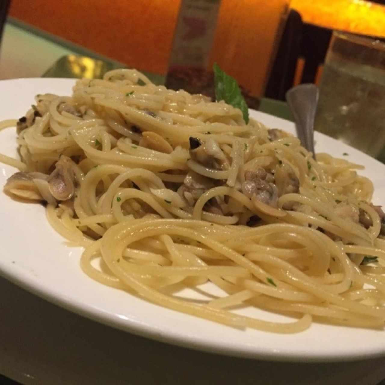espaguetis a la bongole  